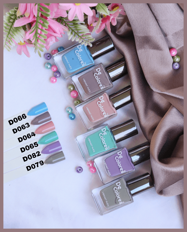 Pastel Nail Polish, Pack of 6 Image