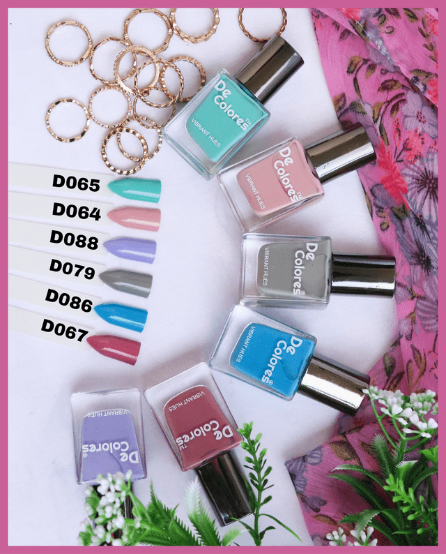 Pastel Nail Polish, Pack of 6 Image