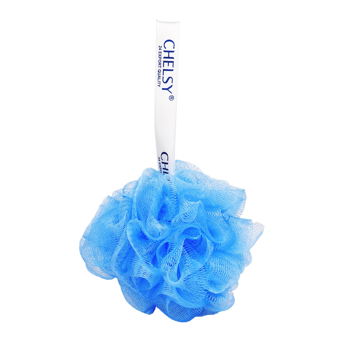 Chelsy Large Loofah Sponge Scrubber – Soft Mesh Exfoliating Shower Puff for Gentle Body Cleansing, Rich Lather, and Refreshing Shower Experience | Durable Daily Use Body Care Accessory