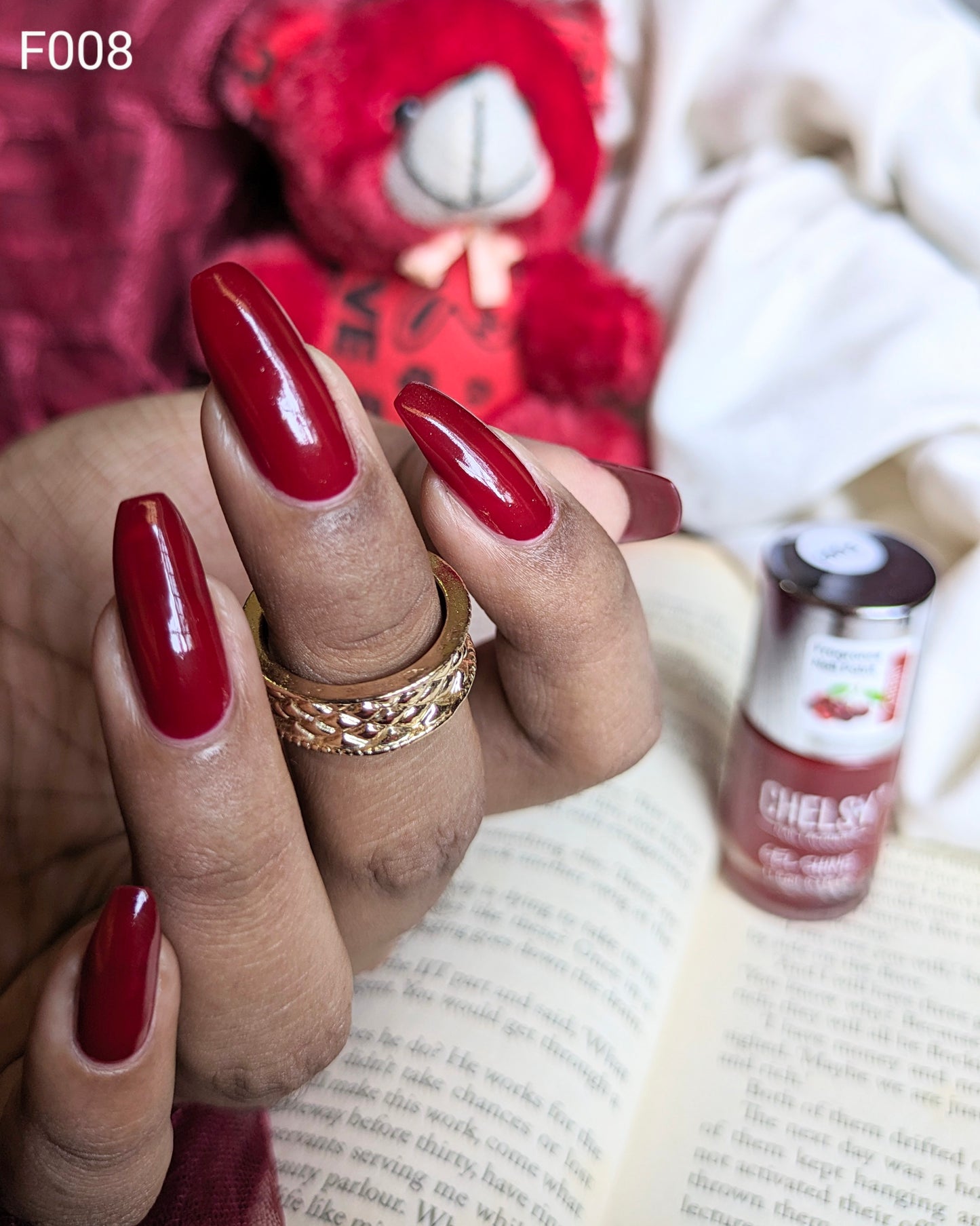 Chelsy Gel Shine Fragrance Nail Polish 11 ML × 4 (Pack of 4)  (F011 + F008 + F009 + F010)