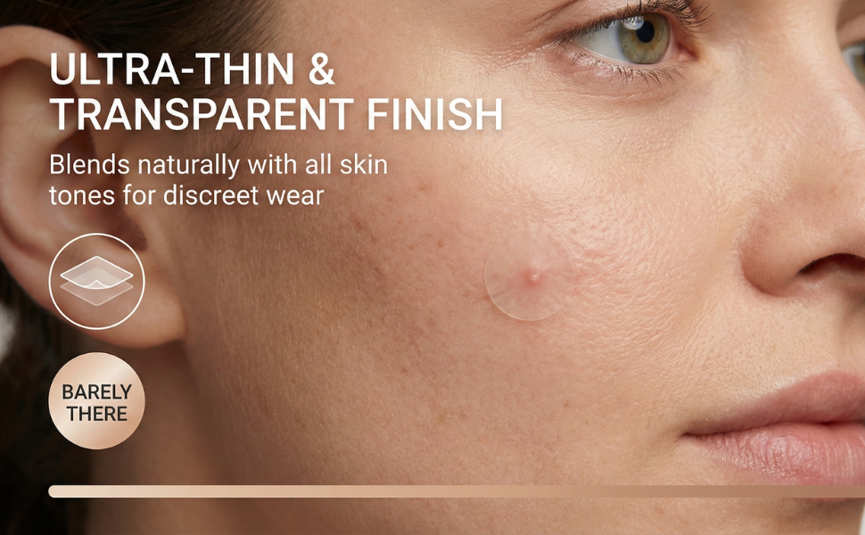 CHELSY Acne Pimple Patches (36 Count) – Pack of 1  With 0.5% Salicylic Acid | Hydrocolloid | Waterproof | Ultra-Thin & Transparent