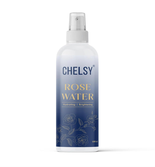 Chelsy Rose Water, 100 ml, Hydrating and Brightening