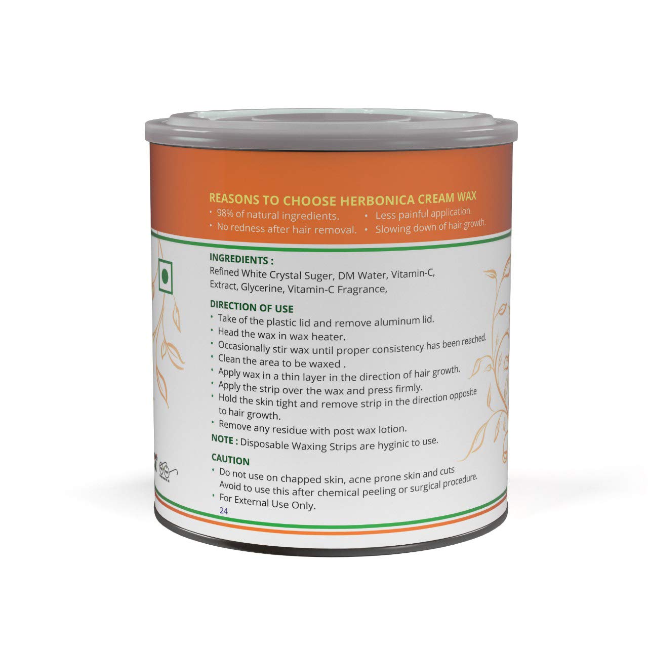 Herbonica Wax Vitamin c for All Type Skin, 800 g